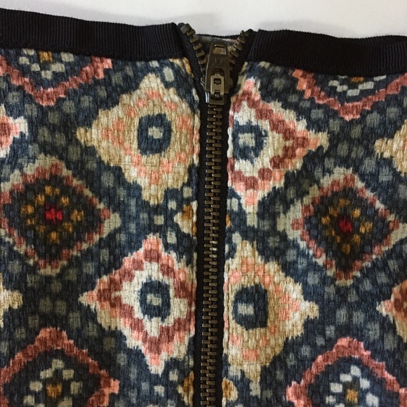 Ann Taylor Multi Color Skirt Size 10 - Picture 4 of 6